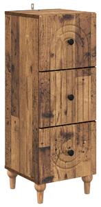 Fiókos szekrény Antik Fa 33 x 34,5 x 90 cm Szerelt Fa
