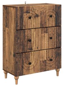 Fiókos szekrény Antik Fa 66 x 34,5 x 90 cm Szerelt Fa