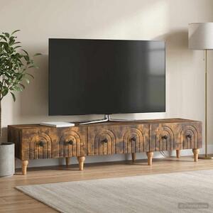 TV szekrény fiókkal Füstös Tölgy 147 x 34,5 x 30 cm Szerelt Fa