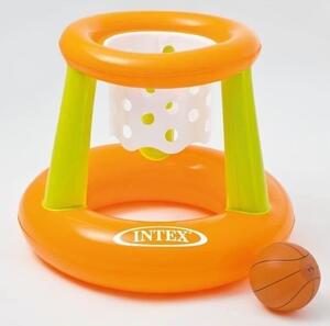 Intex medence játék Lebegő karikák kosárlabda kosárral + labdával, 67x55cm