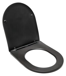 WC-ülőke SAT Brevis WC-re fekete SATBREP11BKM
