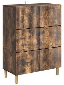 Fiókos szekrény Füstös Tölgy 66 x 34,5 x 90 cm Szerelt Fa