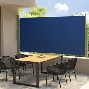 VidaXL kék behúzható oldalsó terasznapellenző 160 x 300 cm