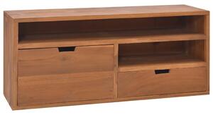 Tömör tíkfa TV-szekrény 90 x 30 x 40 cm
