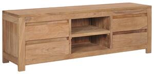 Tömör tíkfa TV-szekrény 115x30x40 cm