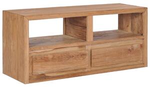 Tömör tíkfa TV-szekrény 90 x 30 x 40 cm