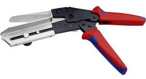 Olló kábelcsatornákhoz 275 mm, barnított, vágóérték max. 6 mm, Knipex 95 02 21