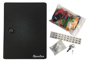 Manutan Expert Manutan kulcsszekrény, 30 akasztó, sötétszürke%
