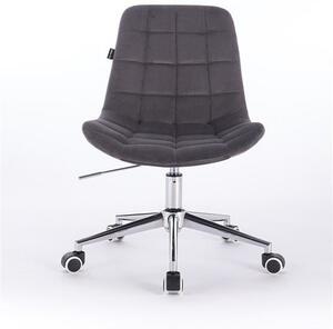 HR590K Grafit modern velúr szék
