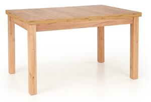 Asztal Houston 897, Craft tölgy, 79x80x140cm, Hosszabbíthatóság, Közepes sűrűségű farostlemez