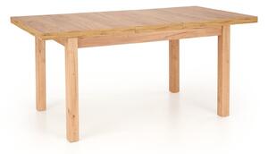 Asztal Houston 897, Craft tölgy, 79x80x140cm, Hosszabbíthatóság, Közepes sűrűségű farostlemez
