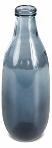 Sibel üveg váza Gránátkék 15x40 cm