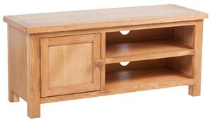 Tömör tölgyfa TV szekrény 103 x 36 x 46 cm