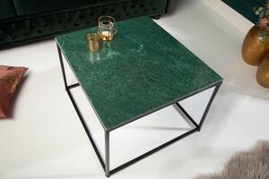 Design dohányzóasztal Factor 50 cm márvány zöld - II.osztály