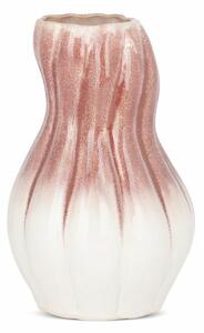Evita kerámia váza Krémszín/rózsaszín 16x16x25 cm