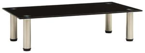 322761 TV Stand Black 60x35x17 cm Tempered Glass