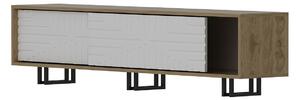Design TV asztal Barid 180 cm fehér tölgy