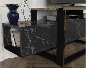 Design TV asztal Olivera 160 cm fekete