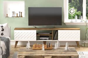 Design TV asztal Gallio 180 cm fehér dió