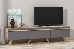 Design TV asztal Abhilasha 180 cm antracit