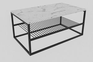 Design dohányzóasztal Galilee 95 cm fehér
