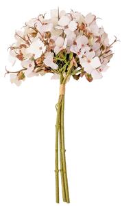 Royal Grape Flower, 35cm magas selyemvirág köteg - Fehér