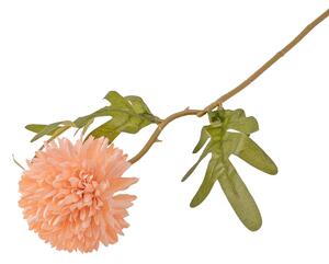 Dandelion selyemvirág szál, 38cm magas - Barack színű