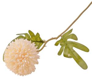 Dandelion selyemvirág szál, 38cm magas - Ekrü