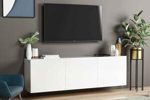 Design falra szerelhető TV asztal Edana 150 cm fehér
