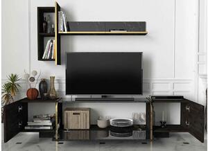 Design TV szekrény szett Sakeena fekete