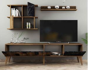 Design TV szekrény szett Mahola fekete