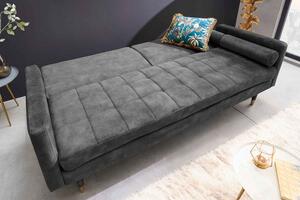 Design ágyazható kanapé Walvia 196 cm szürke
