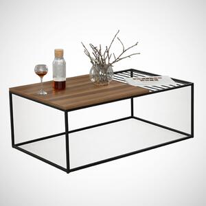 Zinus dohányzóasztal, dió, 95 cm