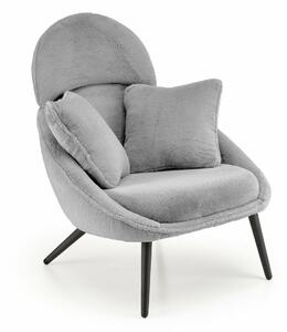 Fotel Houston 1526, Kárpit, 95x80x90cm, Szürke