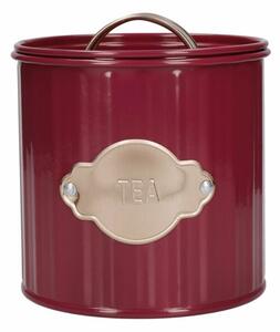 Tea Kávé Cukor tárolódoboz szett - Burgundi