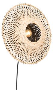 Okos bambusz fali lámpa 30 cm, csatlakozóval, WiFi P45 - Rina