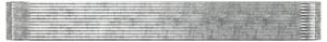 VidaXL ezüstszínű porszórt acél kerti magaságyás 554x100x68 cm