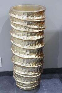 Magas arany GLAMOUR dizájner váza 90cm