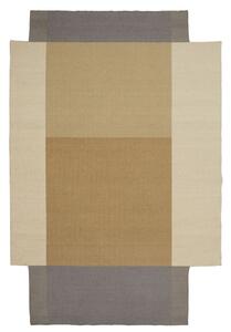 Rebekah kilim szőnyeg, sárga/szürke, 160x230 cm