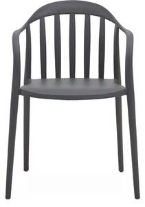 Portio kerti szék, sötétszürke, kifutó szín!