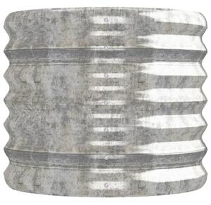 VidaXL ezüstszínű porszórt acél kerti magaságyás 152x40x36 cm