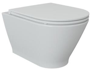 AREZZO DESIGN VERMONT perem nélküli mély öblítésű íves fali WC