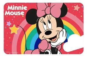 Disney Minnie tányéralátét szivárvány
