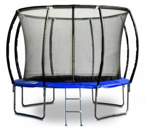 G21 SpaceJump trambulin, 305 cm, kék, védőhálóval + ajándék lépcsők - 2. osztály