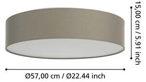 Eglo ROMAO-Z mennyezeti lámpa, 1XLED 35W, 3500lm, 2700-6500K, 900441