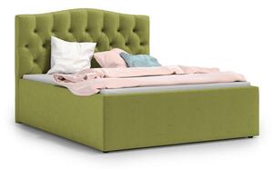 Čalouněná postel RIVA 180x200 cm Zelená