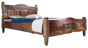 COLORES ágy 90x200cm lakkozott indiai öregfa