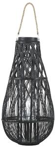 Fekete bambuszlámpás 77 cm TONGA