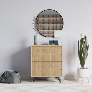 Suvera komód, tölgy, 70 cm