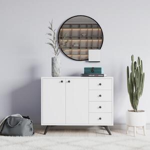 Waga konyhai polc, fehér, 100 cm